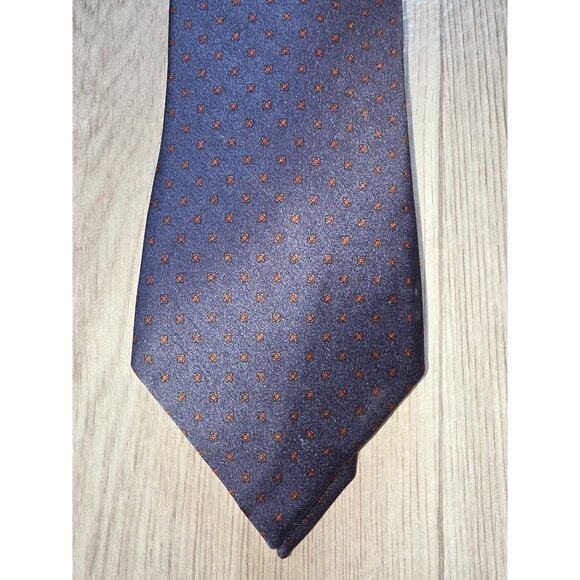Oscar De La Renta Mens Silk Polka Dot Ties Set - Picture 6 of 8